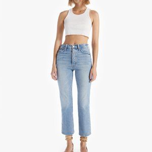 NWT Mother Superior The Tripper high rise flare denim
